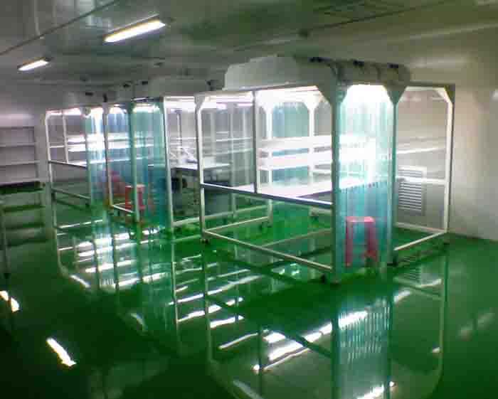 根据洁净棚的使用性质和洁净度要求，确定照度标准。